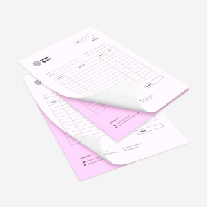 Imprimir juegos de papel autocopiativo